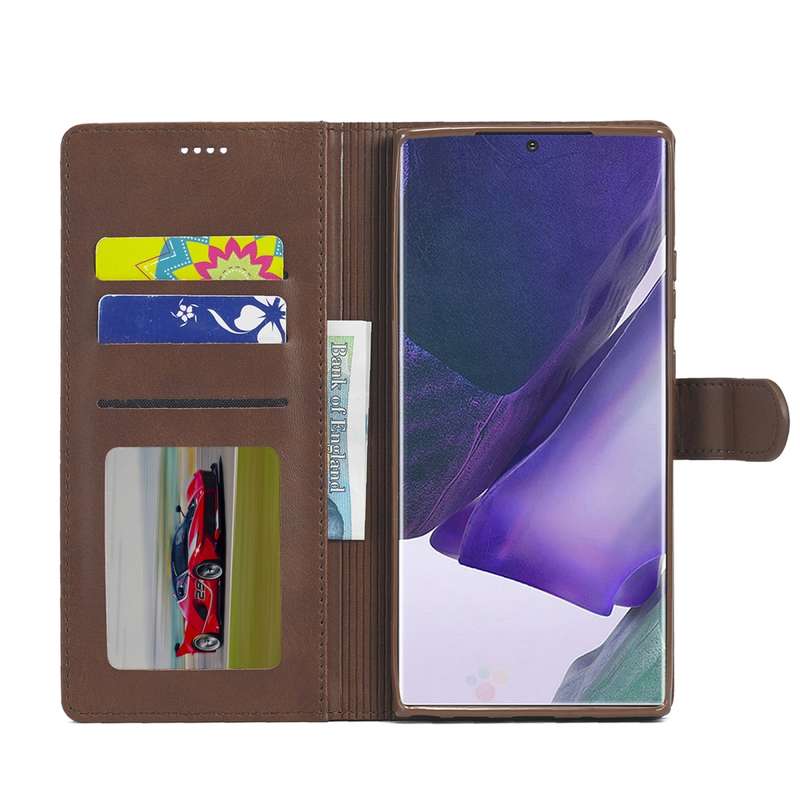 For Samsung Galaxy Note 20 Ultra LC.IMEEKE Calf Texture Horizontal Flip Leather Case, with Holder &