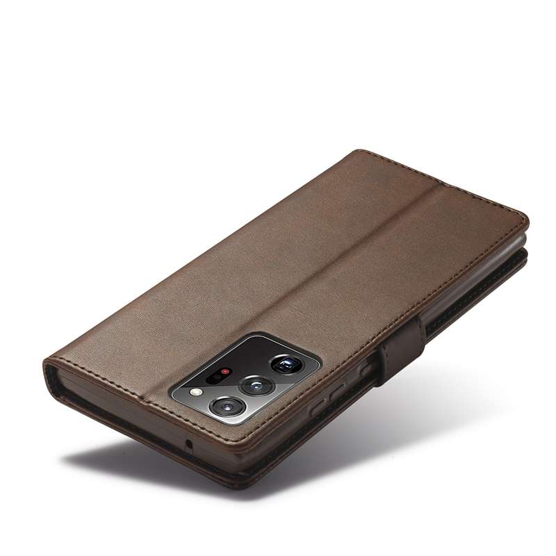For Samsung Galaxy Note 20 Ultra LC.IMEEKE Calf Texture Horizontal Flip Leather Case, with Holder &