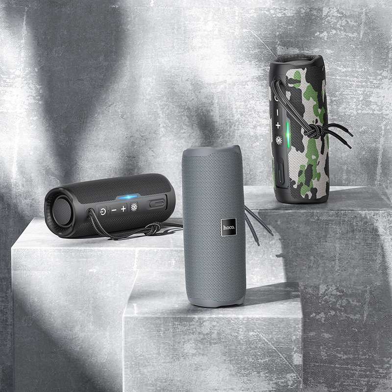 hoco HC16 Vocal Outdoor Bluetooth 5.3 Speaker Support TF Card / AUX / FM(Camouflage)