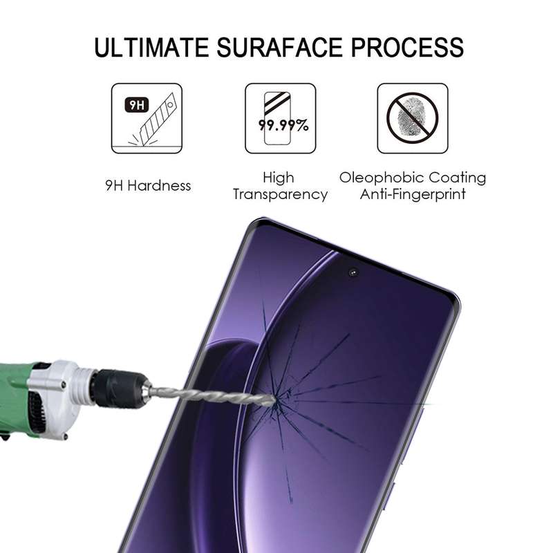 For Realme GT Neo6 / GT 6T / GT 6 25pcs 3D Curved Edge Full Screen Tempered Glass Film