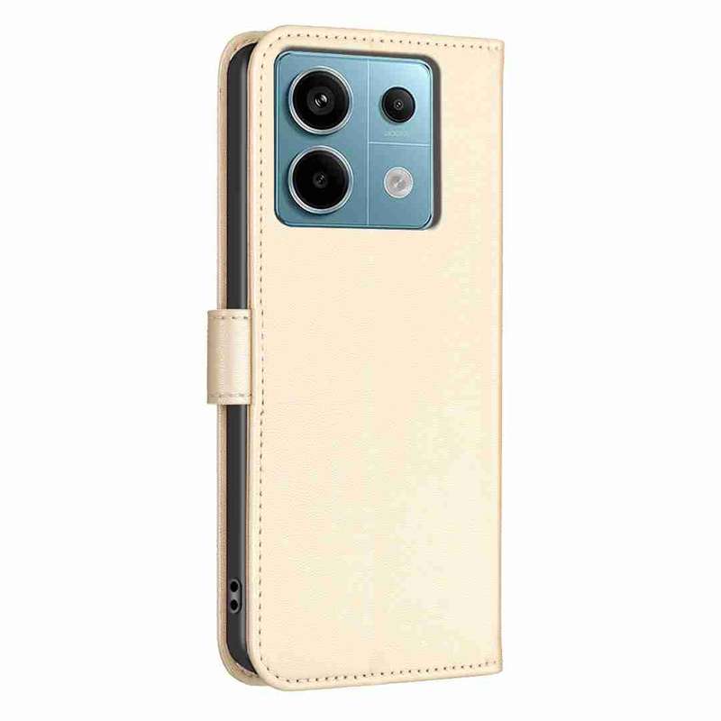 For Xiaomi Redmi Note 13 Pro 5G Four-leaf Embossed Leather Phone Case(Gold)