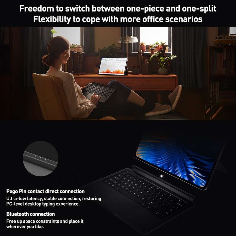 Original For Xiaomi Pad 6 Max 14 Intelligent Touch Pad Keyboard(Black)