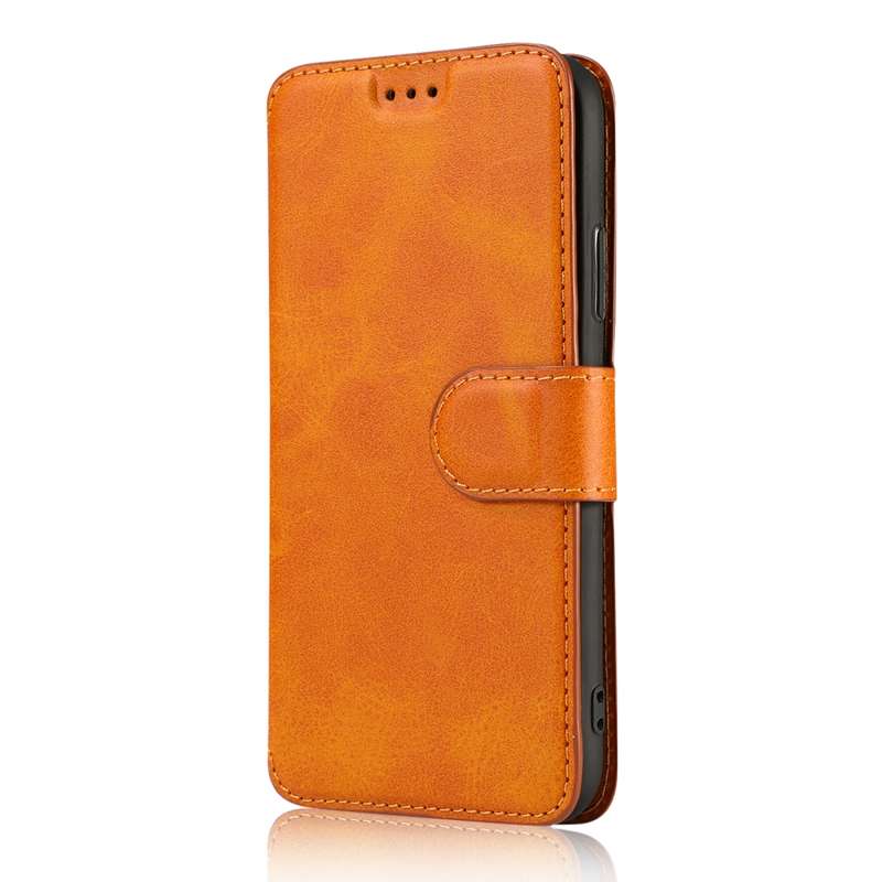 For iPhone X / XS Calf Texture Magnetic Buckle Horizontal Flip Leather Case with Holder & Card Slots
