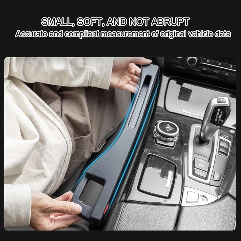 A8752-01 Car Main Driver Seat Gap Bar Interior Armrest Box Gap(Black)