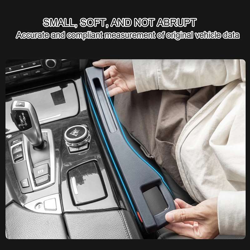 A8752-02 Car Passenger Seat Gap Bar Interior Armrest Box Gap(Black)