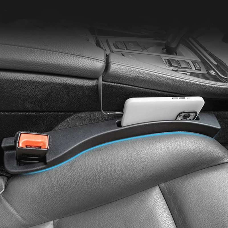 A8752-02 Car Passenger Seat Gap Bar Interior Armrest Box Gap(Black)
