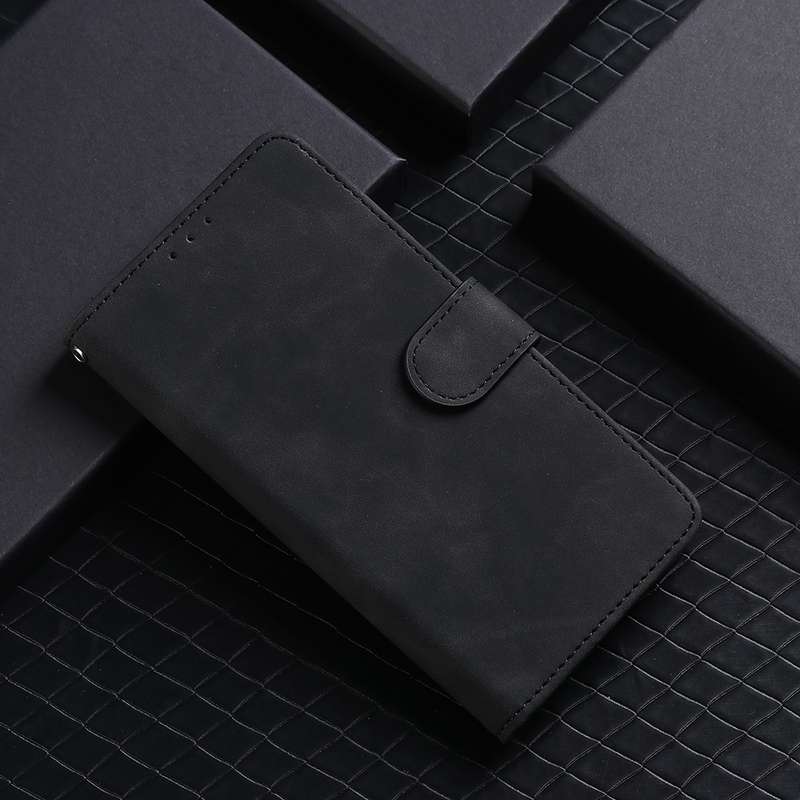 For BLU View 5 Skin Feel Magnetic Flip Leather Phone Case(Black)