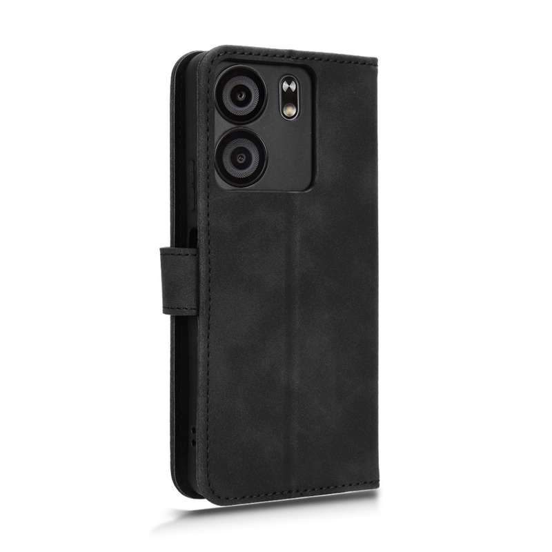 For BLU View 5 Skin Feel Magnetic Flip Leather Phone Case(Black)