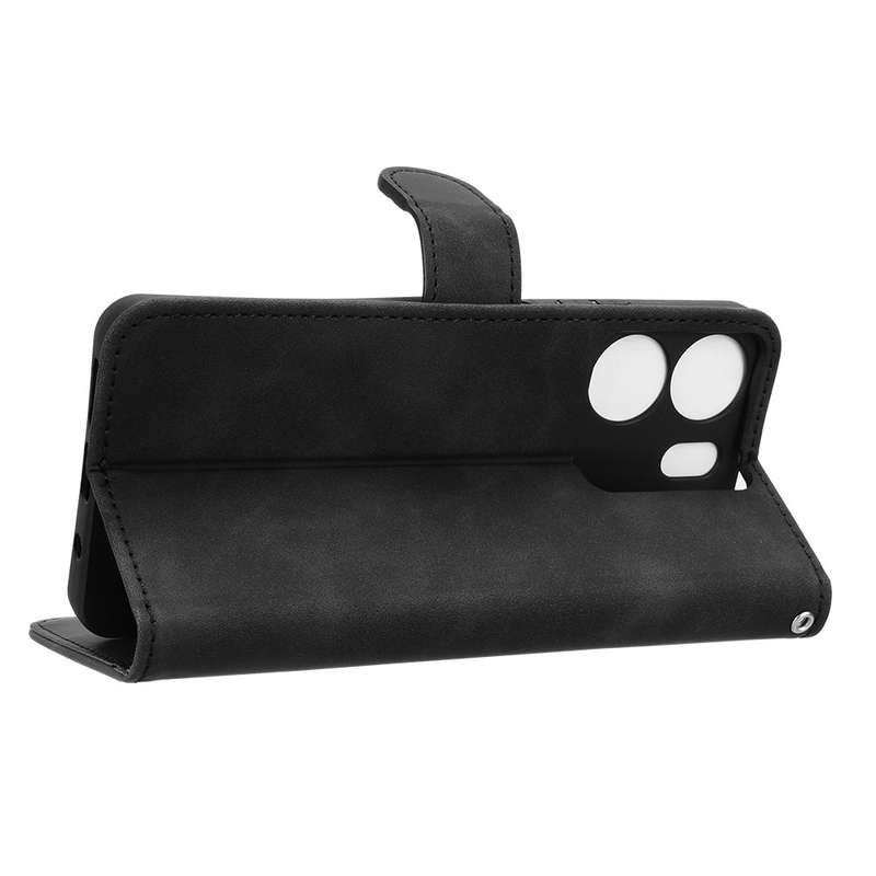 For BLU View 5 Skin Feel Magnetic Flip Leather Phone Case(Black)