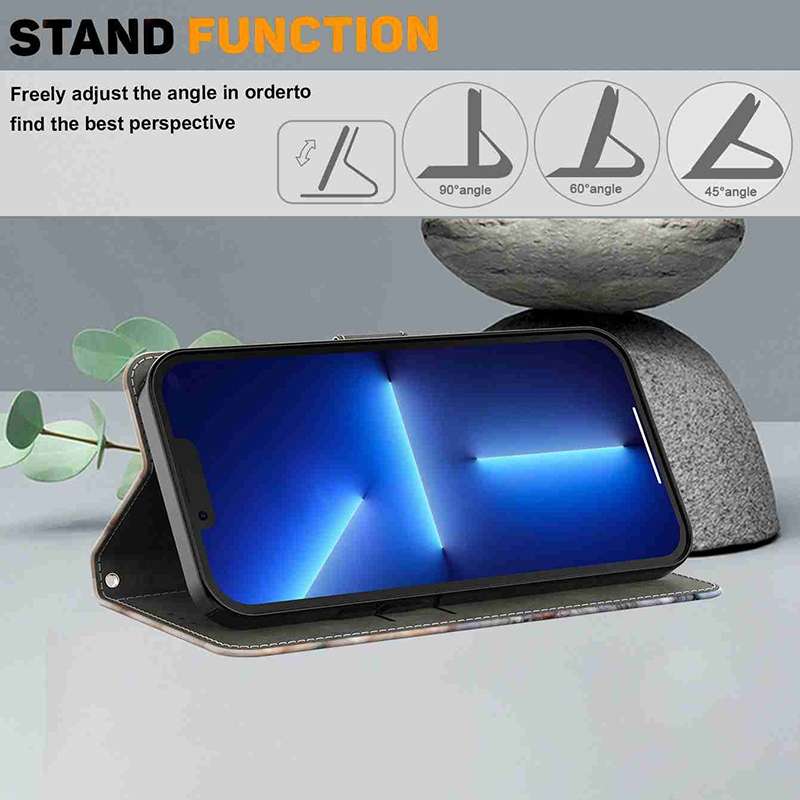 For Xiaomi 14 Crystal 3D Shockproof Protective Leather Phone Case(Colorful Flower)