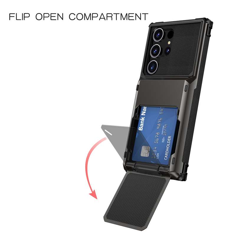 For Samsung Galaxy S24 Ultra 5G Scratch-Resistant Shockproof Heavy Duty Rugged Armor Phone Case(Yell