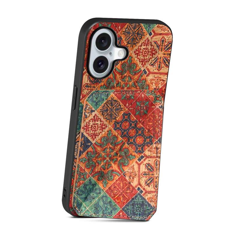 For iPhone 16 Plus Dual Card Slot Holder Phone Case(Winter Blue)