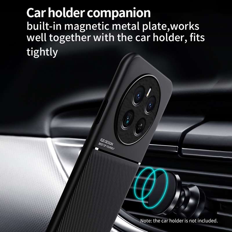 For Realme 12 5G Classic Tilt Strip Grain Magnetic Shockproof PC + TPU Phone Case(Red)