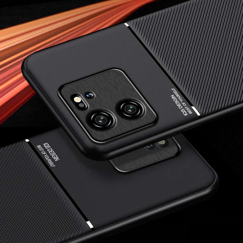 For Xiaomi Redmi K60 Ultra Classic Tilt Strip Grain Magnetic Shockproof PC + TPU Phone Case(Gre