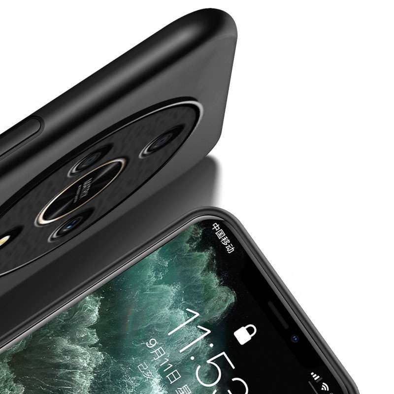 For Honor X9a Classic Tilt Strip Grain Magnetic PC Hybrid TPU Phone Case(Black)
