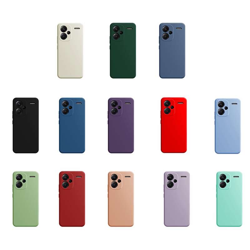 For Xiaomi Redmi Note 13 Pro+ Imitation Liquid Silicone Phone Case(Light Purple)