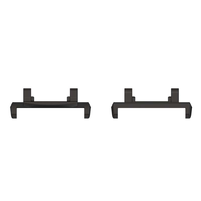 For Amazfit Active Edge A2212 1 Pair Metal Watch Band Connectors(Black)