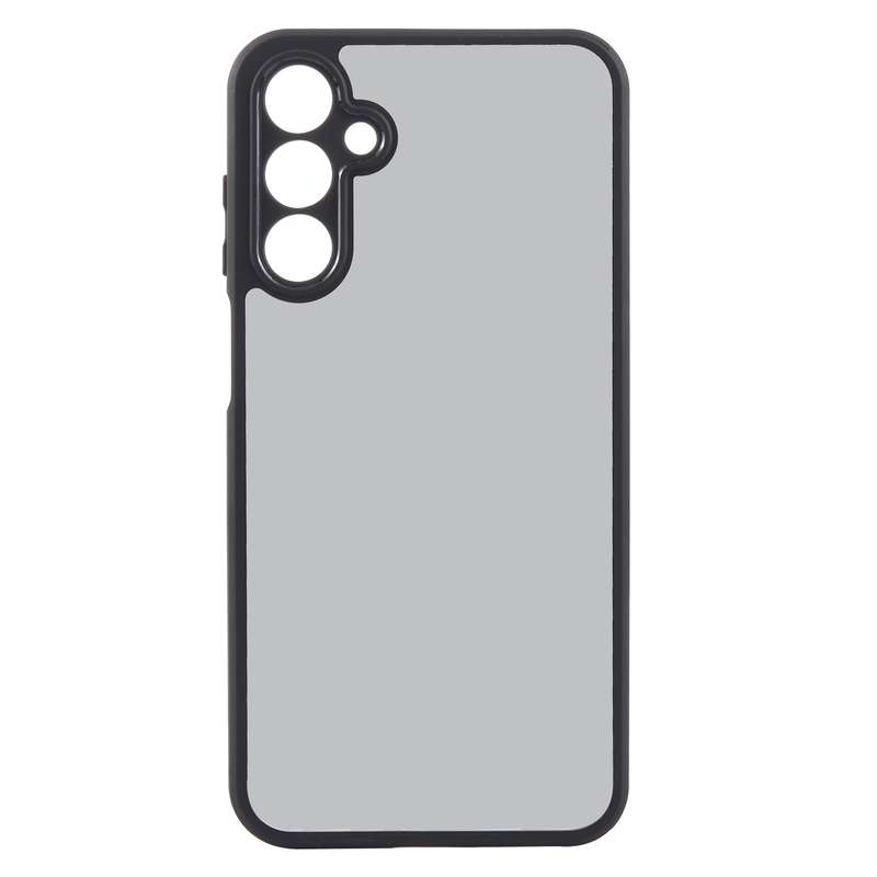 For Samsung Galaxy A15 Fine Pore Matte Black TPU + PC Phone Case