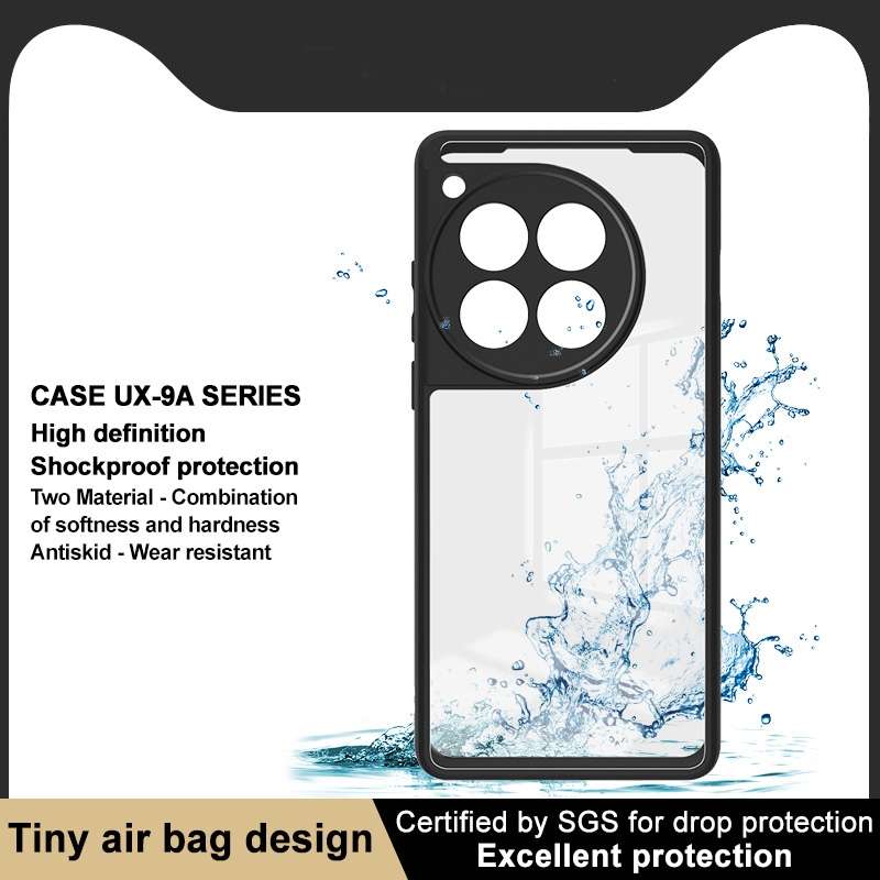 For OnePlus 12 5G imak UX-9A Series Four-corner Airbag Shockproof Phone Case
