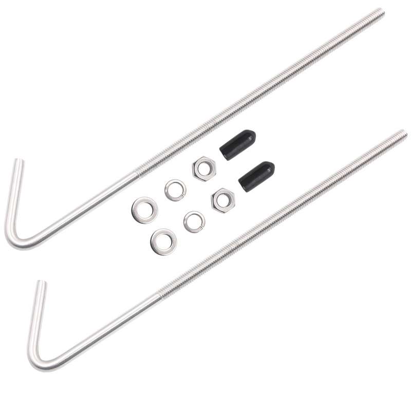 LS05 10 inch Car Battery Fixing Stainless Steel Bracket Bolt Kit