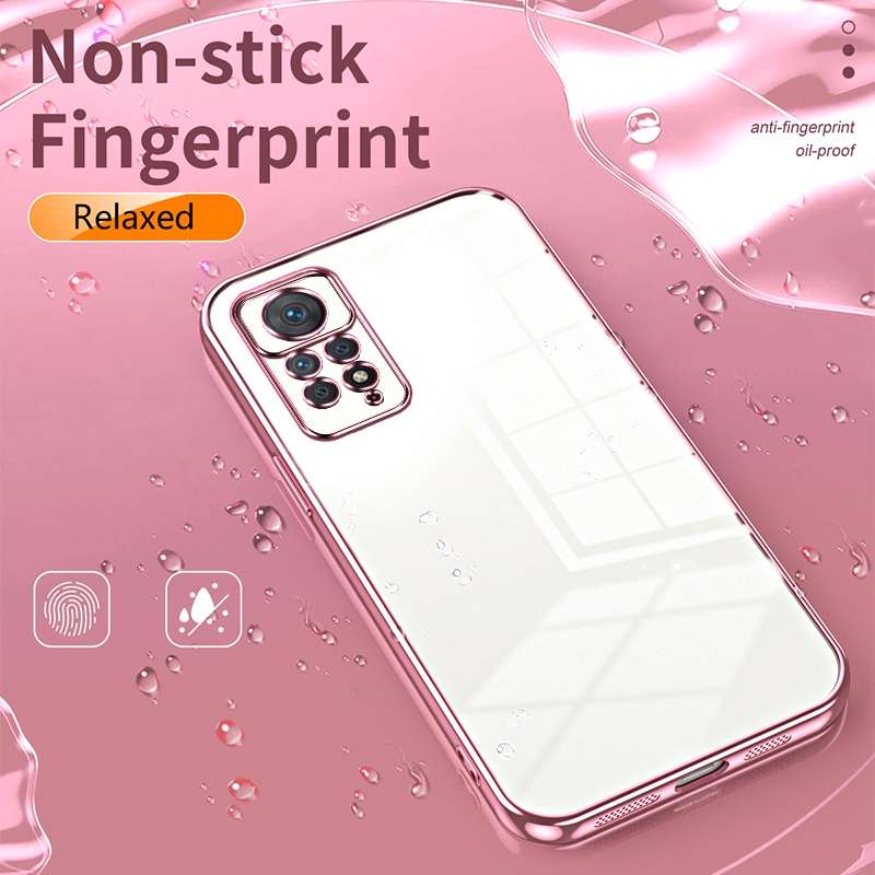 For Xiaomi Redmi Note 11 Pro 4G/5G Global Transparent Plating Fine Hole Phone Case(Green)