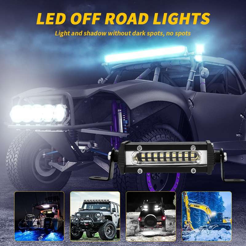 12-24V 12W 6000K Car LED mini Work Light(White Light)