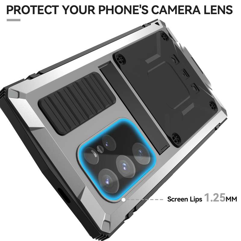 For Samsung Galaxy S24 Ultra 5G R-JUST Life Waterproof Dustproof Shockproof Phone Case(Red)