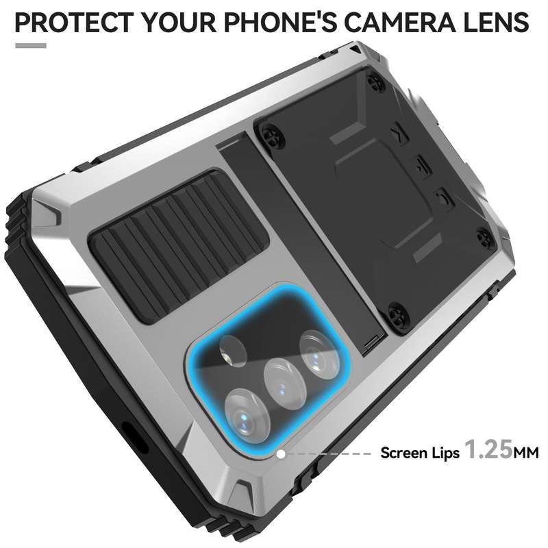 For Samsung Galaxy S24+ 5G R-JUST Life Waterproof Dustproof Shockproof Phone Case(Black)