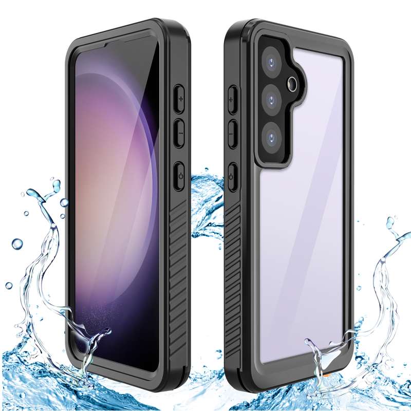 For Samsung Galaxy S24 5G RedPepper IP68 Waterproof Phone Case(Black)