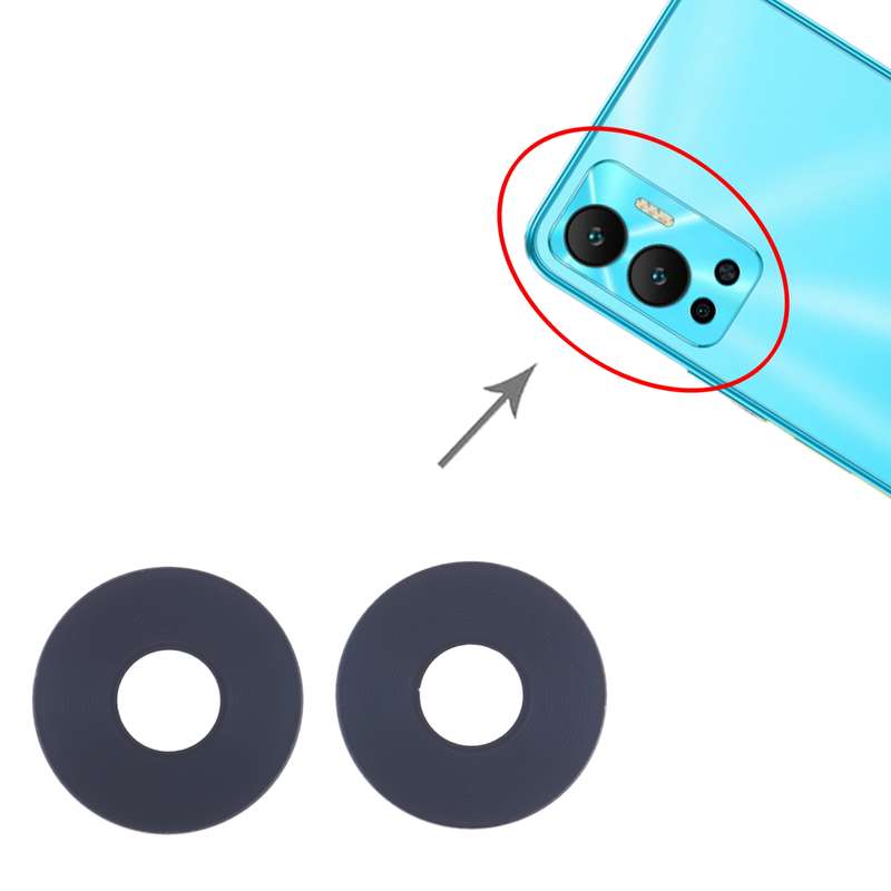 For Infinix Hot 12 X6817 10set Back Camera Lens