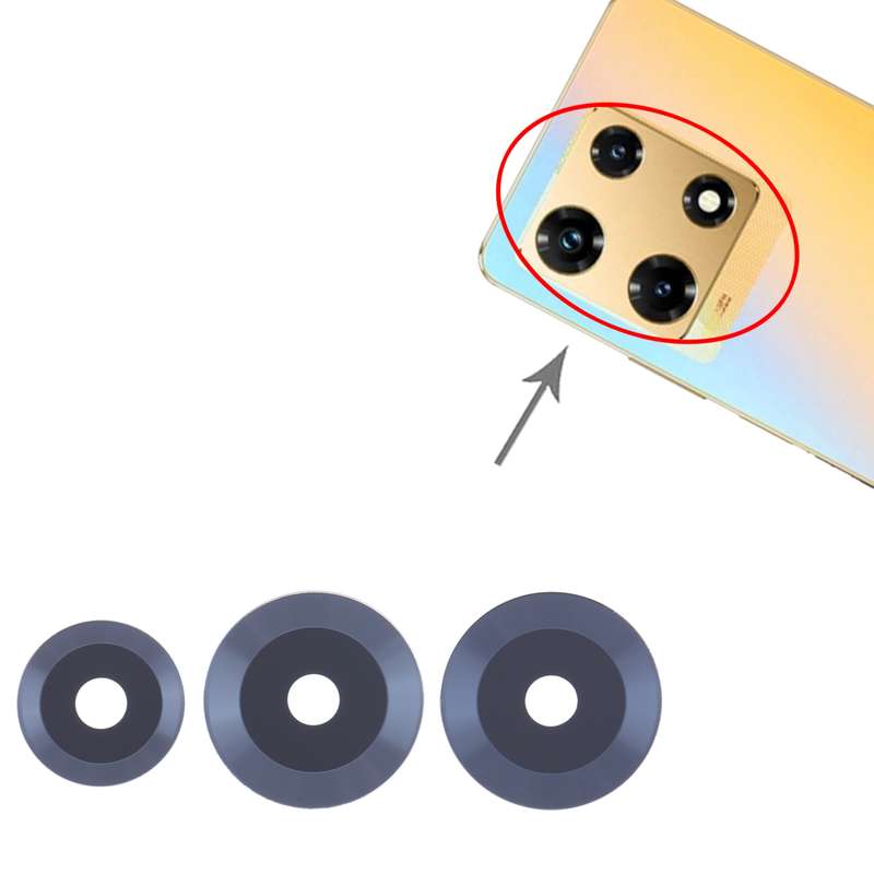 For Infinix Note 30 Pro X678B 10set Back Camera Lens