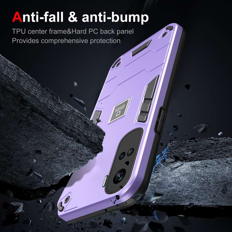 For Honor 90 Lite 2 in 1 Shockproof Phone Case(Blue)