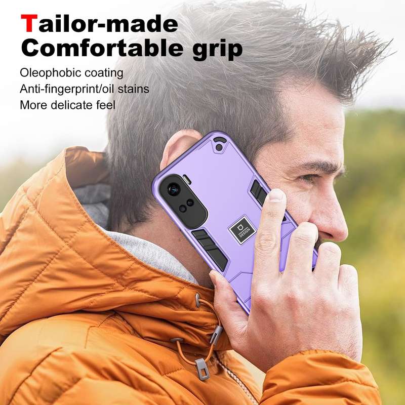 For Honor 90 Lite 2 in 1 Shockproof Phone Case(Blue)
