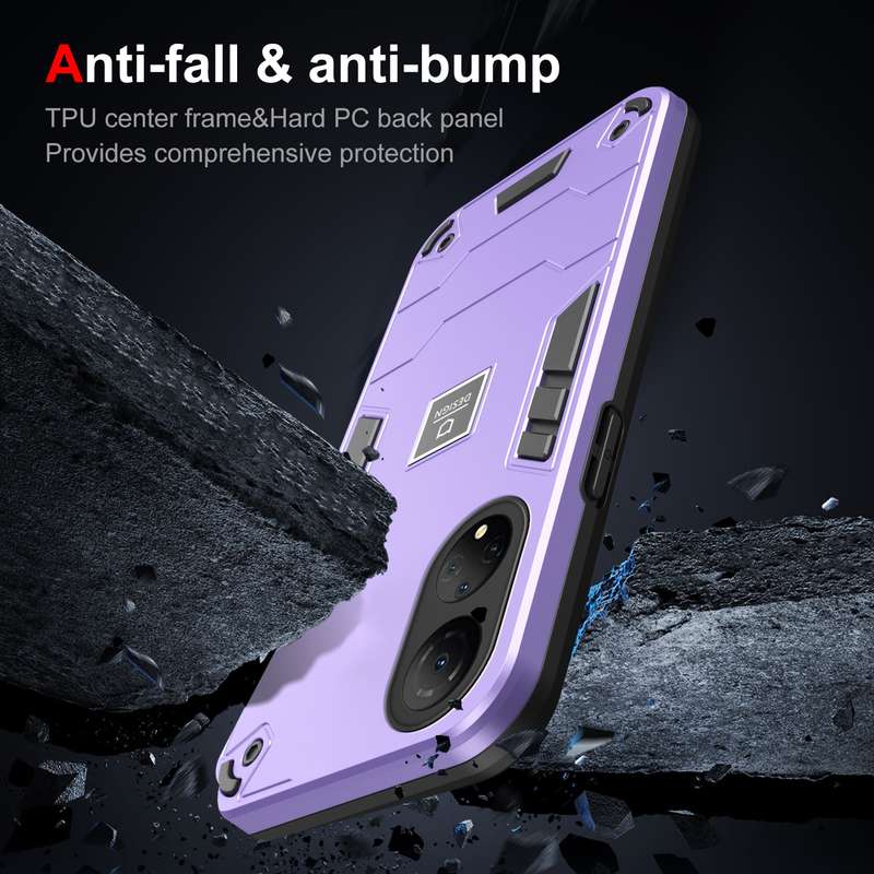For Honor X7 2 in 1 Shockproof Phone Case(Blue)