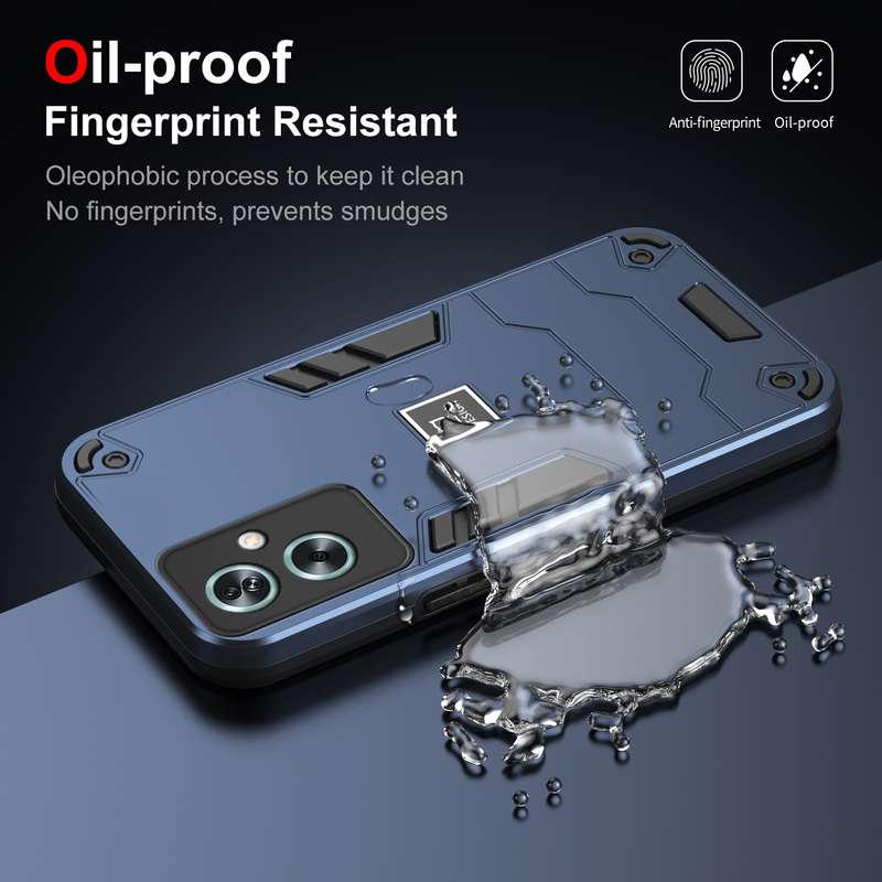 For OPPO A79 5G 2 in 1 Shockproof Phone Case(Black)