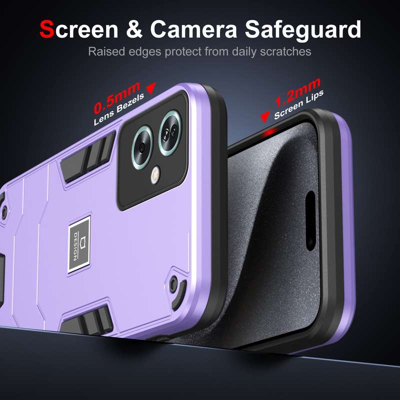 For OPPO A79 5G 2 in 1 Shockproof Phone Case(Black)