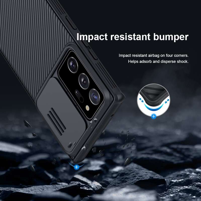For Samsung Galaxy Note 20 Ultra NILLKIN Black Mirror Pro Series Camshield Full Coverage Dust-proof