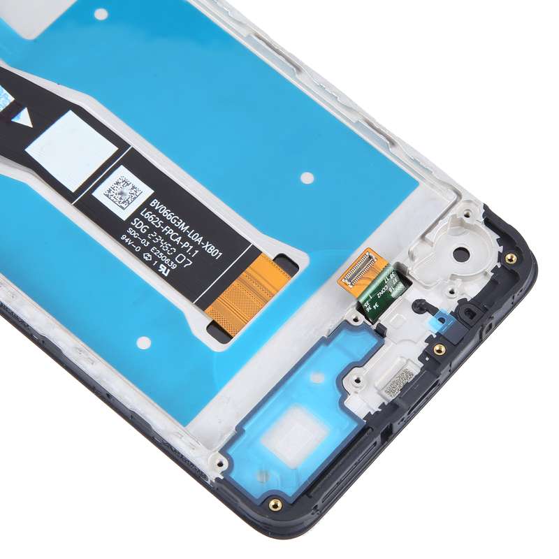 For Motorola Moto G04 OEM LCD Screen Digitizer Full Assembly with Frame