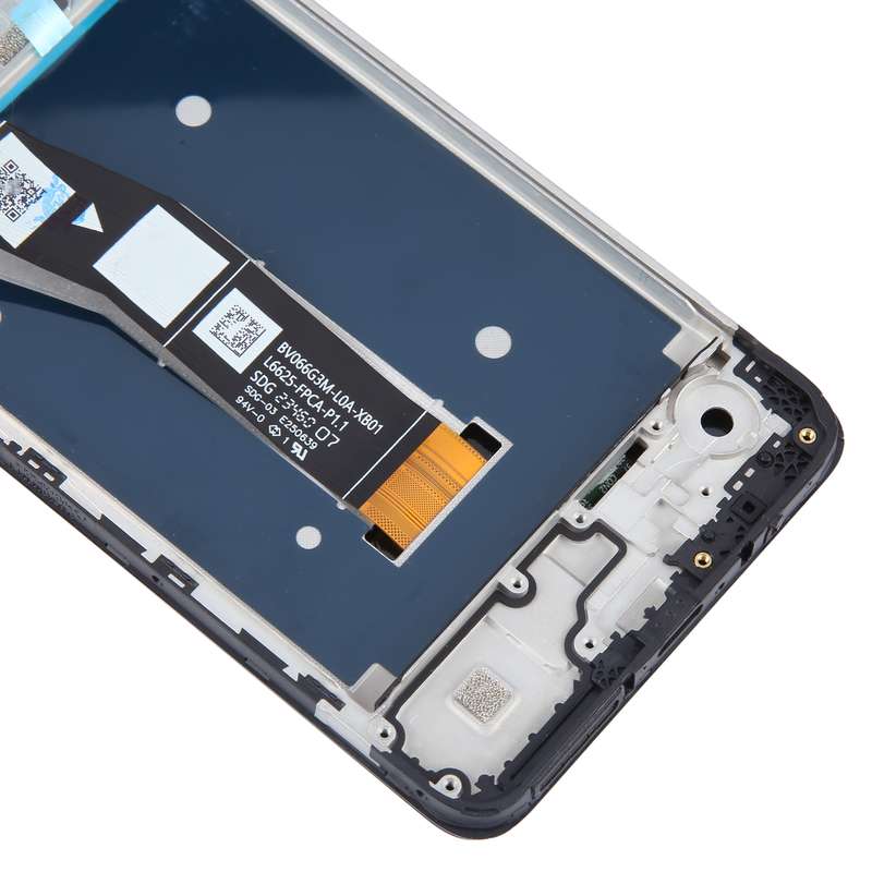 For Motorola Moto G04 OEM LCD Screen Digitizer Full Assembly with Frame
