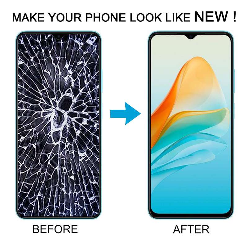 For ZTE Axon 40 Lite LCD Screen with Digitizer Full Assembly