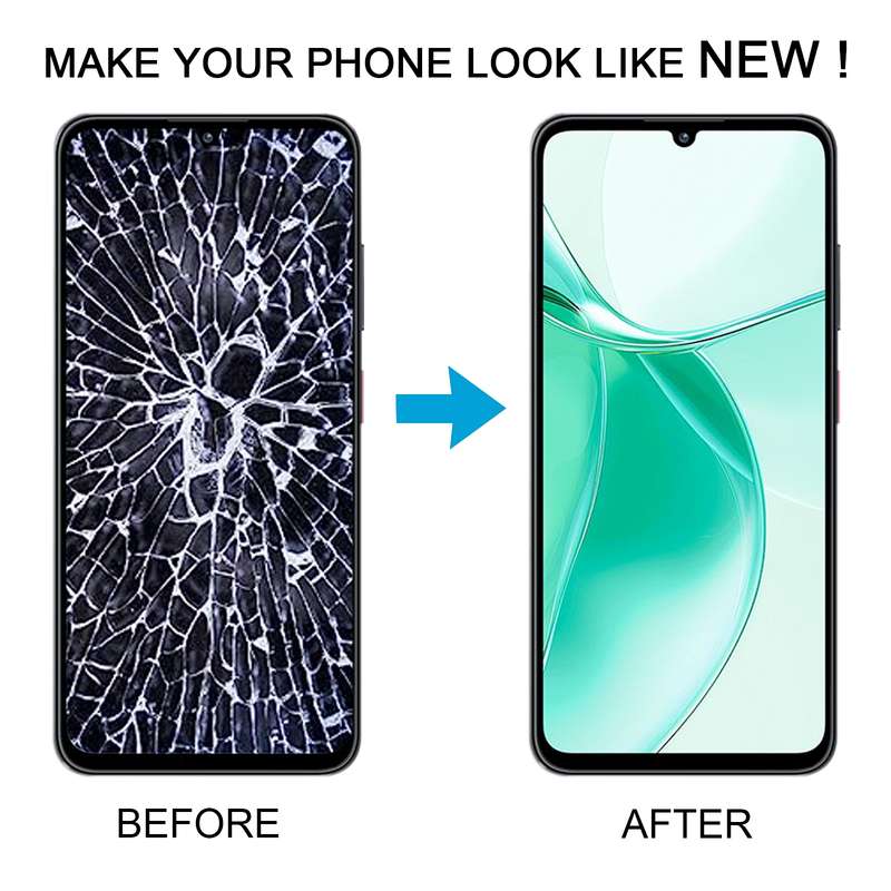 For ZTE Blade A35 5G Z2453 LCD Screen with Digitizer Full Assembly
