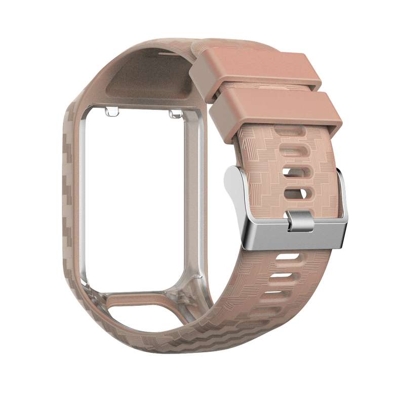 For Tomtom 2 / 3 Radium Carving Texture Watch Band(White)
