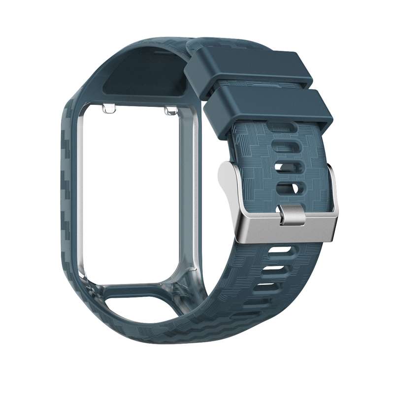 For Tomtom 2 / 3 Radium Carving Texture Watch Band(White)