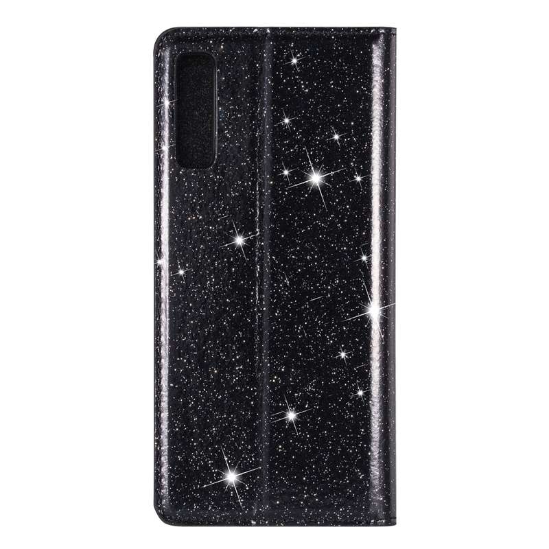 For Samsung Galaxy A7 (2018) / A750 Ultrathin Glitter Magnetic Horizontal Flip Leather Case with Hol