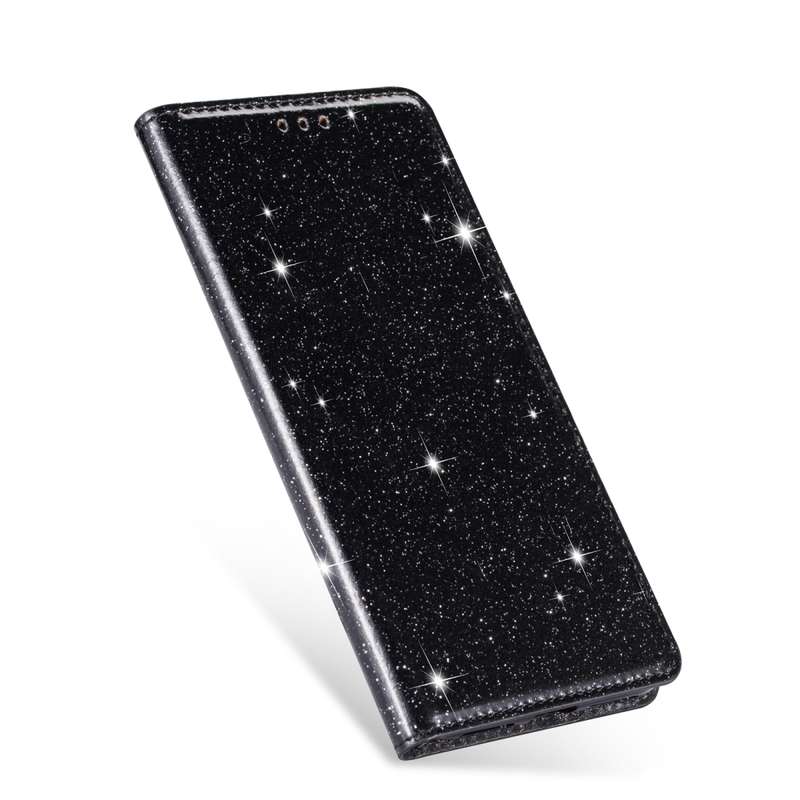 For Samsung Galaxy J4+ Ultrathin Glitter Magnetic Horizontal Flip Leather Case with Holder & Card Sl