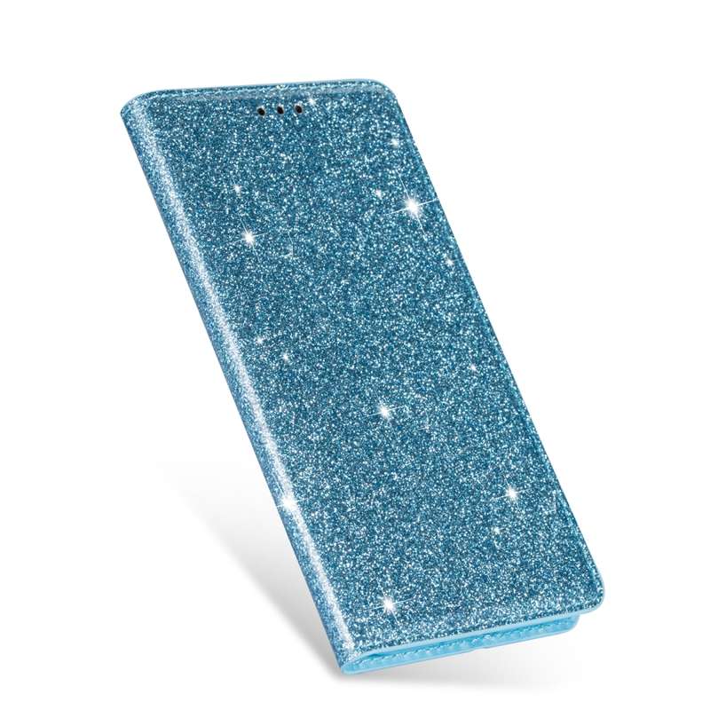For Samsung Galaxy J4+ Ultrathin Glitter Magnetic Horizontal Flip Leather Case with Holder & Card Sl