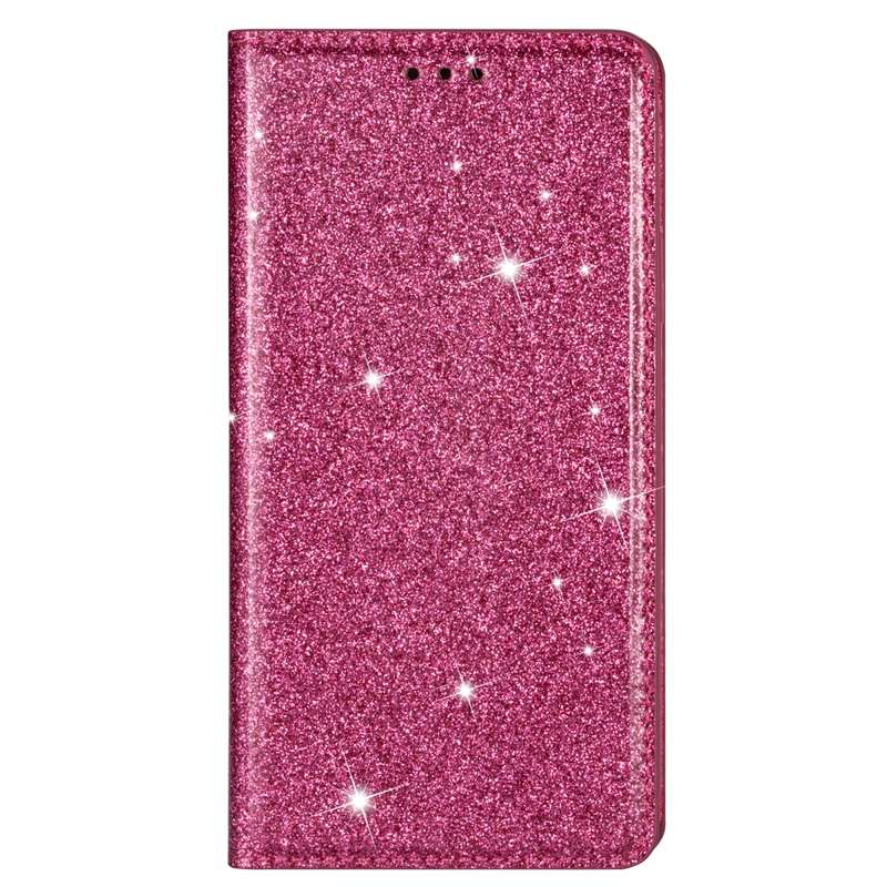 For Samsung Galaxy J4+ Ultrathin Glitter Magnetic Horizontal Flip Leather Case with Holder & Card Sl
