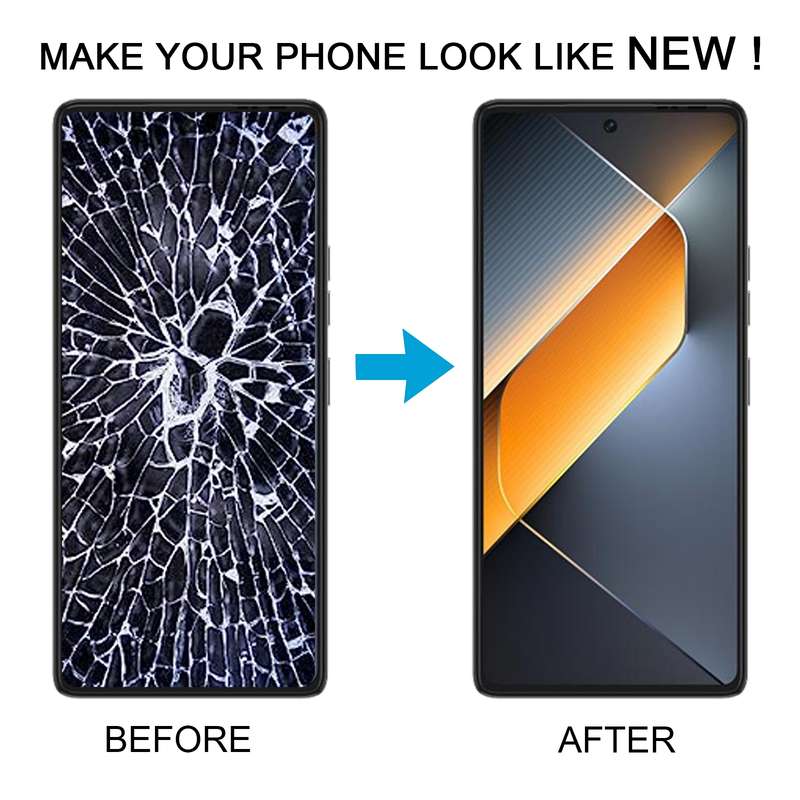 For Tecno Pova 6 Pro Original LCD Screen with Digitizer Full Assembly