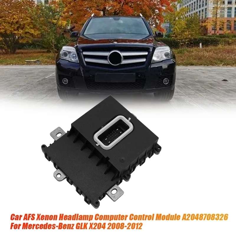 For Mercedes-Benz GLK X204 2008-2012 Car Headlight AFS Controller 6506111699C(Black)