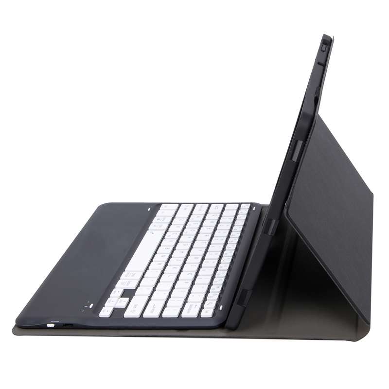 For Honor Pad 9 AH19 TPU Ultra-thin Detachable Bluetooth Keyboard Tablet Leather Case(Purple)